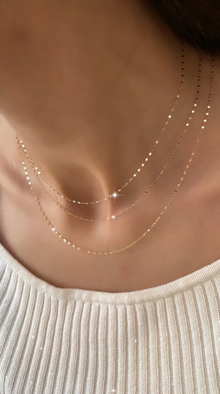 زنجیر پولکی ریز بافت